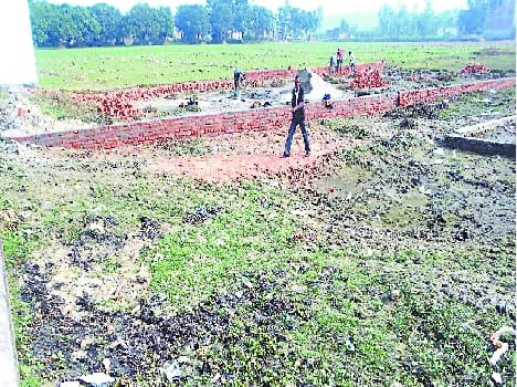 Revenue Department stopped the illegal colony construction